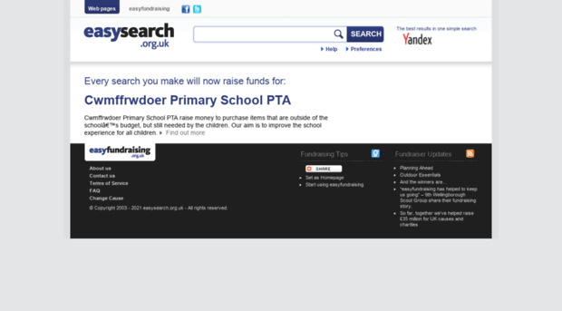 cwmffrwdoerprimary.easysearch.org.uk