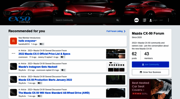cx50forums.com
