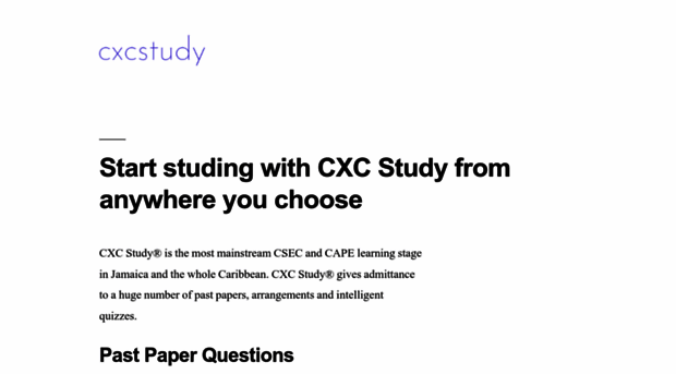 cxcstudy.com