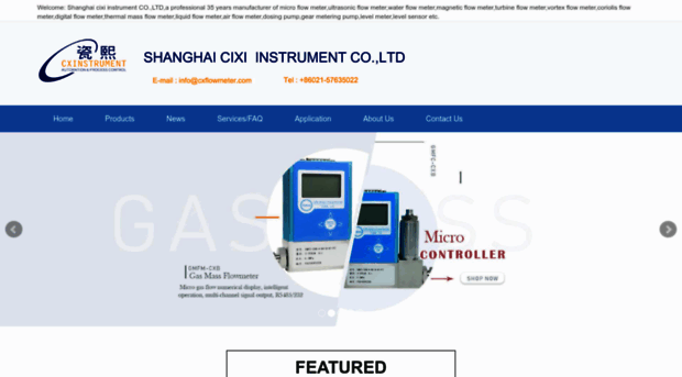 Cxflowmeter Com Shanghai Cixi Instrument Co Cx Flow Meter