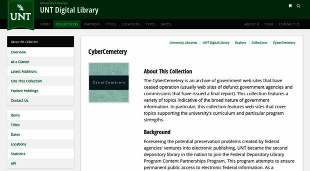 cybercemetery.unt.edu