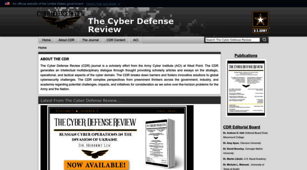 cyberdefensereview.army.mil