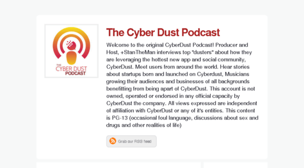 cyberdust.buzzsprout.com