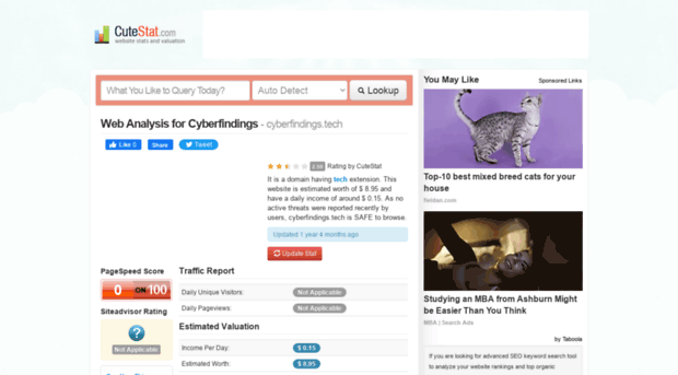 cyberfindings.tech.cutestat.com