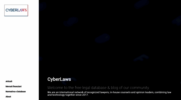 cyberlaws.it