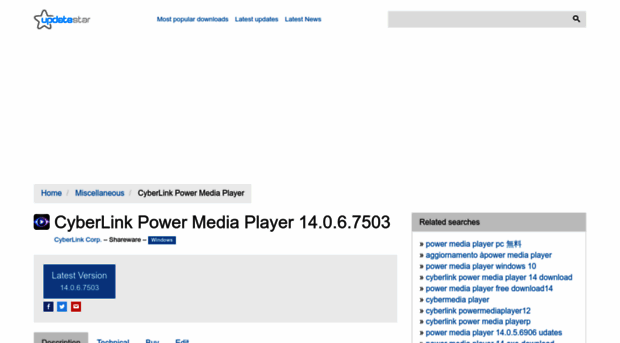 cyberlink-power-media-player.updatestar.com