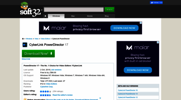 cyberlink-powerdirector.soft32.com