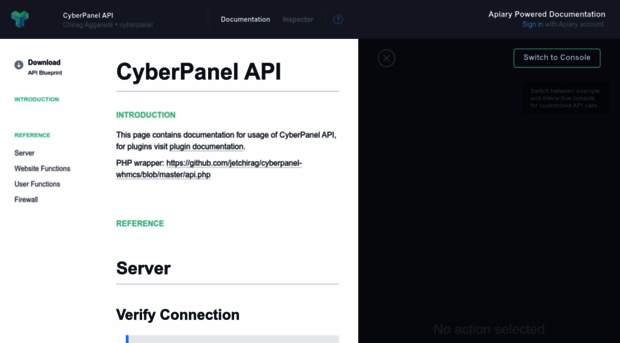 cyberpanel.docs.apiary.io