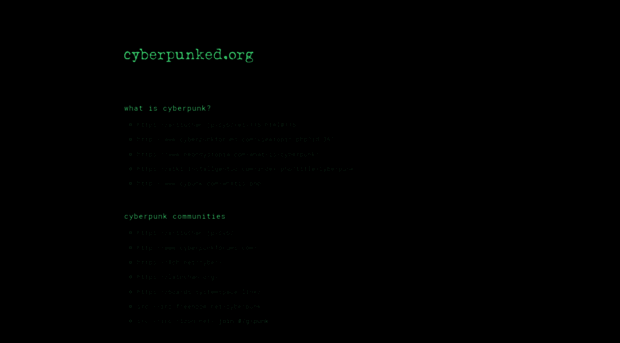 cyberpunked.org