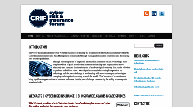 cyberriskinsuranceforum.com