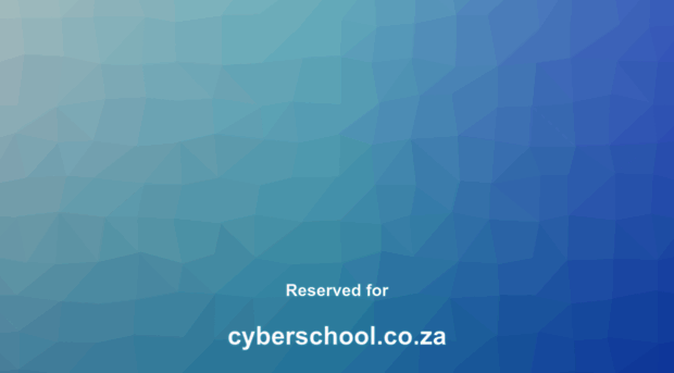 cyberschool.co.za