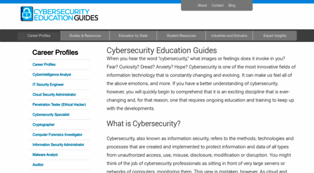 cybersecurityeducationguides.org