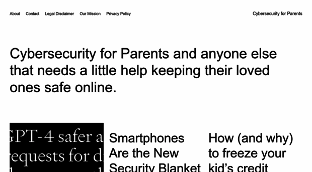 cybersecurityforparents.com