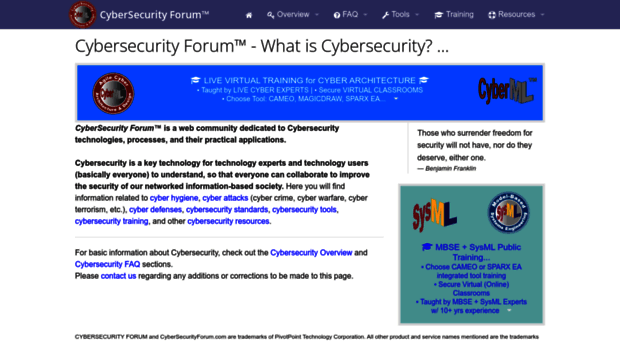 cybersecurityforum.com