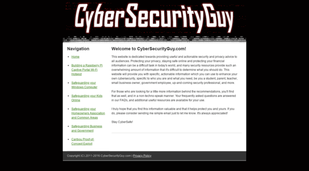 cybersecurityguy.com