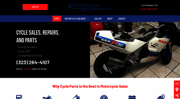 cyclepartsla.com