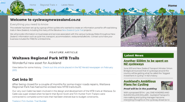 cyclewaynewzealand.co.nz