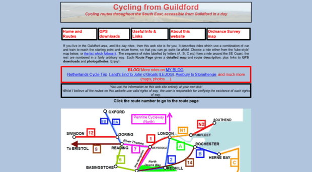 cyclingfromguildford.co.uk