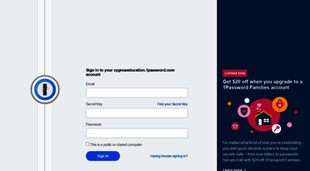 cygnuseducation.1password.com