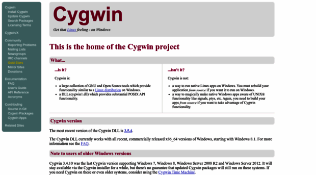 cygwin.org