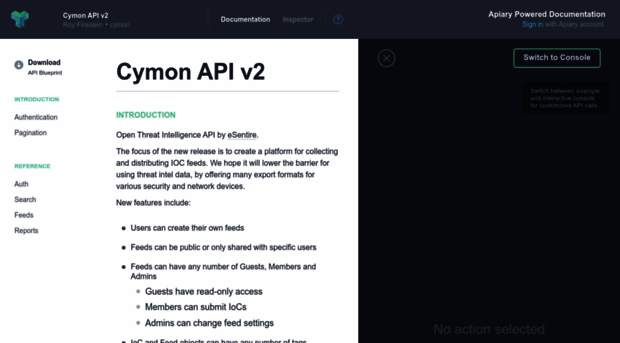 cymon.docs.apiary.io