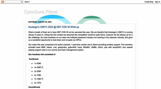 cynosureprime.blogspot.com