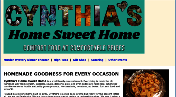 cynthiascomfortfood.com