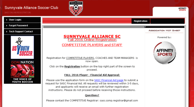 cysan-sunnyvalealliancesc.sportsaffinity.com