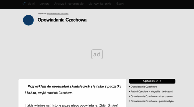 czechow-opowiadania.klp.pl