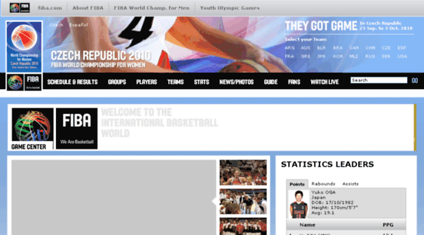 czechrepublic2010.fiba.com