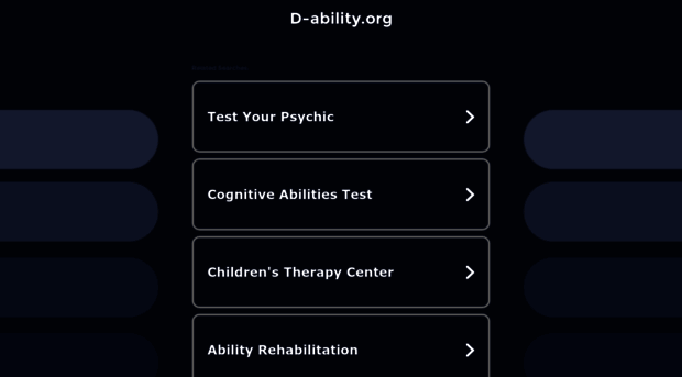 d-ability.org