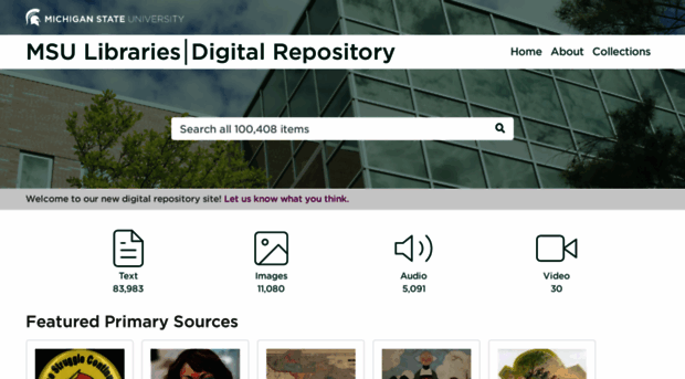 d.lib.msu.edu - Digital Repository | MSU Libra... - D Lib MSU