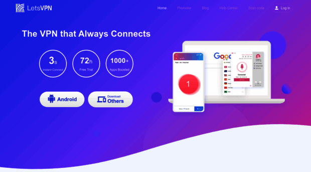 d1gx3j8kwj94us.cloudfront.net - LetsVPN - The VPN that Always ... - D 1 ...