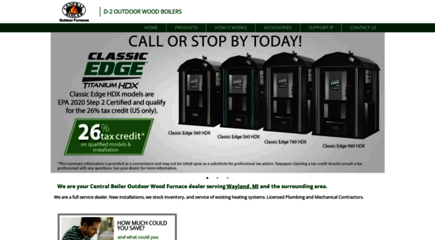 d2outdoorwoodboilers.com