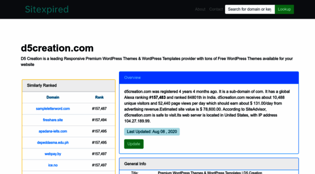 d5creation.com.sitexpired.com