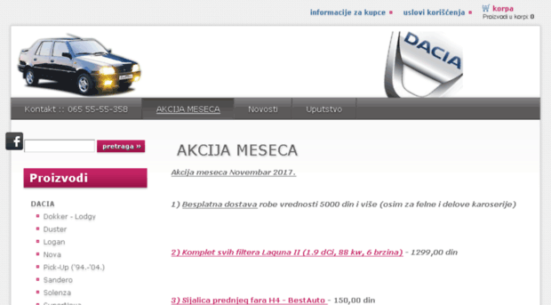 dacia-delovi.com