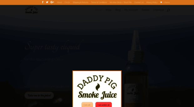 daddypigsmokejuice.com