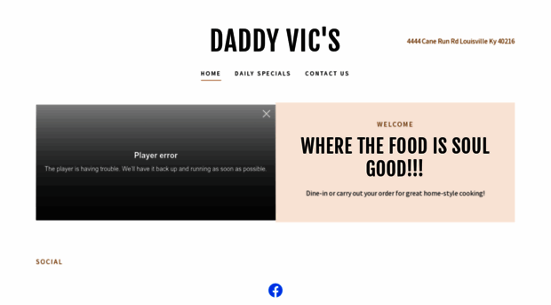 daddyvicssoulfood.com