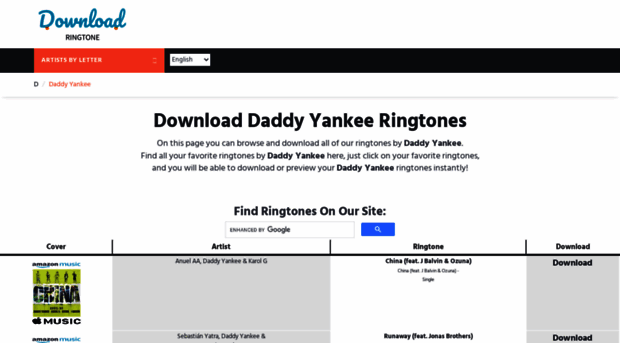 daddyyankee.download-ringtone.com