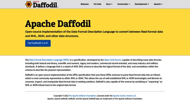 daffodil.apache.org