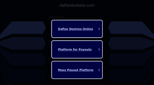 daftarsbobeta.com