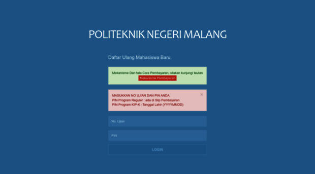 daftarulang.polinema.ac.id