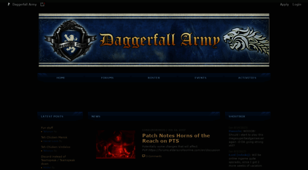 daggerfall-army.shivtr.com
