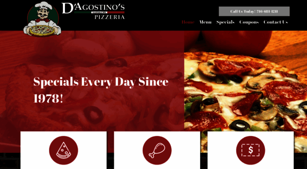 dagostinospizzeria.com