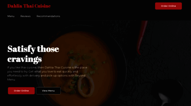 dahliathaicuisine.com