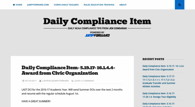 dailycomplianceitem.wordpress.com