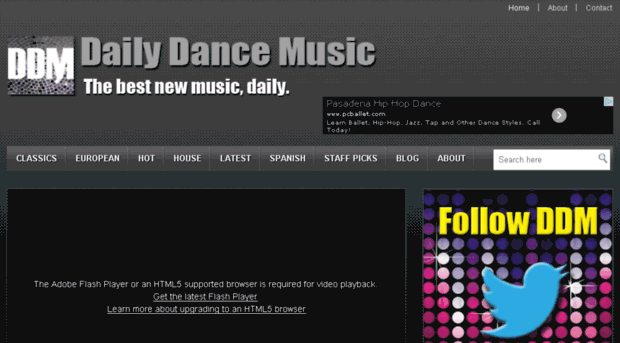 dailydancemusic.com