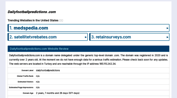 dailyfootballpredictions.com.ipaddress.com
