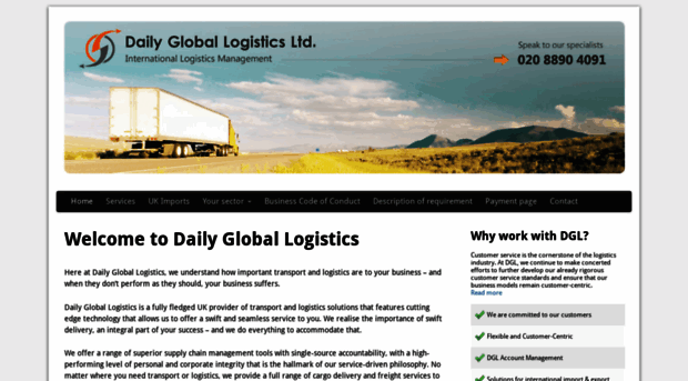 dailygloballogistics.com