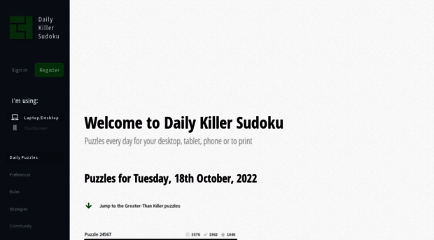 dailykillersudoku.com